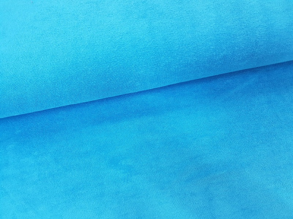 JerseyFrottee - türkisblau
